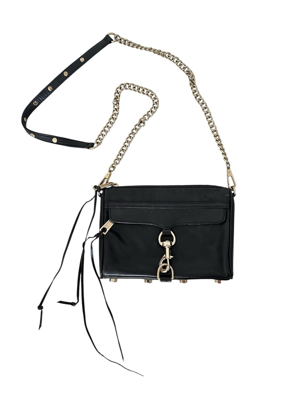 Rebecca Minkoff Mini Mac Crossbody Convertible Bag Black